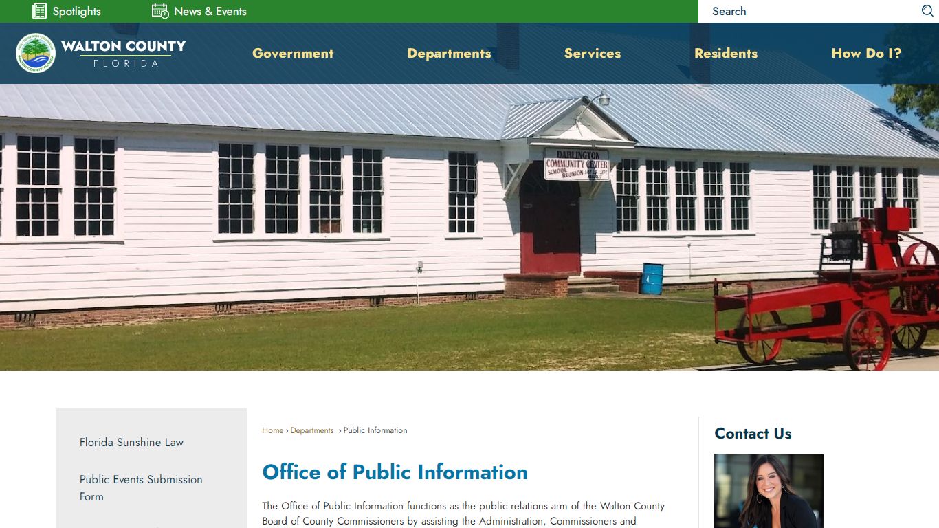 Office of Public Information | Walton County, FL - Home Page